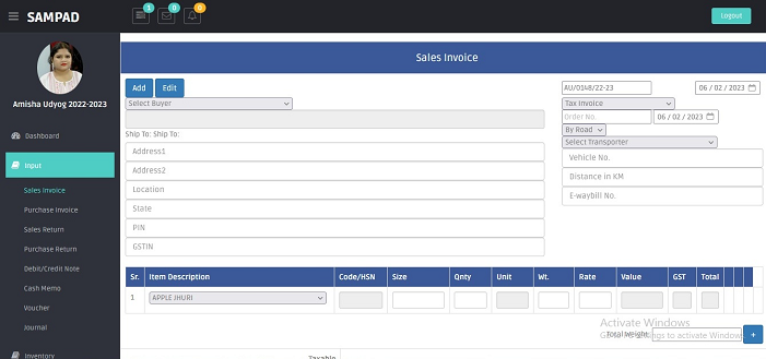 MySampad Accounting